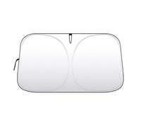 1pc Car Windshield Sun Shade for Mazda2 DJ/DL 2014-Present, Foldable Front Window Sunshade Reflector with 190T Titanium Silver Coating, Blocker for Cooling Interior,S