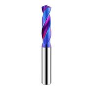 1pc Carbide Alloy Drill Tungsten Steel Hard Stainless Blue Nano Coating Straight Handle Solid Monolithic For CNC Lathe Machine(17mm)
