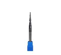1PC Carbide Ball Nose End Mills 3.175mm 4mm 6mm 8mm Tapered End Mill Engraving Router Bits Cnc Taper Wood Metal Milling Cutter(R0.75X15XD4X50L)