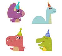 1pc Cartoon Little Dinosaur Luminous Wall Sticker Kids Room Switch Decoration Decals Bedroom Background Decor Glow in The Dark Mural