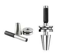 1pc CAT40 BT30 BT40 BT50 ISO30 SK40 HSK63A Alignment Tools Combination Modular Holder for Machine Center Correction of Tool(BT40(Aluminum Box))