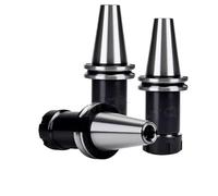 1pc CAT40 ER16/ER20/ER32/ER40 US Standard High Precision Tool Holder CNC Milling Machine Center Collet Chuck Pull Stud Handle Shank(1PCS,CAT40-ER32-4in)