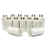 1pc CBB60 Running Capacitor AC 450V 4 Pins 50/60Hz Double Insert 15uf 450v MQXFCZUX