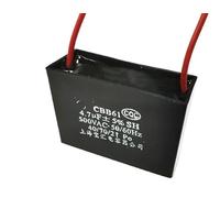 1pc CBB61 Start Capacitance 4.7uF 500V 50/60Hz for Fan Range Hood Capacitance Meters
