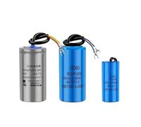 1pc CD60 Motor Water Pump Starting Capacitor 250V 450V AC 50UF 75UF 100UF 150UF 200UF 250UF 300UF 350UF 400UF 500UF 600UF 800UF(75UF,450V Blue)
