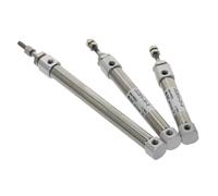 1pc CDJ2B Type Mini Pneumatic Cylinder Double Acting Single Rod 10mm Bore 10~150mm Stroke Air Cylinder CDJ2B10(Stroke 20mm)