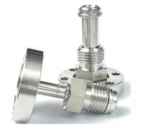 1pc CF35 Vacuum Flange to 1/4" VCR Male SUS316 Stainless Steel Pipe Fitting Connector Coupler