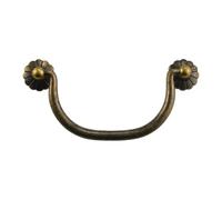 1pc Chinese Cabinet Door Bronze Wardrobe Handle Antique Copper Shoe Drawer Hole Spacing 102mm