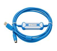 1pc Chip Cable USB-SC09-FX Compatible with For FX1N 2N 1S 3U Series Programming Cable Data Download Cable(Gold-plated)