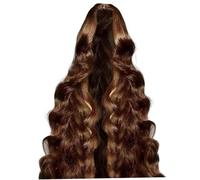 1PC Chocolate Brown Lace Front Wig, 24in Body Wave Brown Wig Baby Hair, Natural Looking Synthetic High Temperature Fiber for Ladies Parties, Dances, Cosplay.