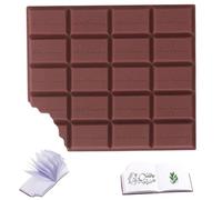 1PC Chocolate Cover Notepad Chocolate Scented Flavor Notepad Sticking Chocolate Memo Pads Creative Sticky Note Message Pad Pocket Writing Book Chocolate Memo Pads for School Stationery Gift