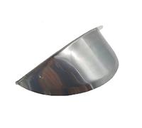 1PC Chrome Metal Universal Motorcycle Headlight Visor Motorbike Front Lamp Waterproof Cover Lens For Honda Yamaha Kawasaki Harley