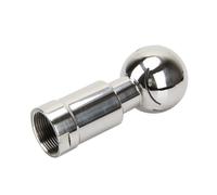 1pc CIP Spray Ball SS304 Stainless Steel, BSP Female Threaded Tank Cleaning Rotating Ball 3/8inch-2inch(2 inch)