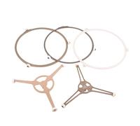 1PC Circle Rotating Ring Support Roller Bracket Microwave Oven Turntable Bracket Glass Turntable Base Plate Tray Holder Stand(Light green)