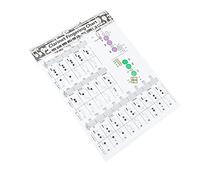 1pc Clarinet Chart for Beginners Durable Chord Guide Poster Essential Learning Tool for Clarinet Practice Safe and Practical Material