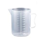 1PC Clear Graduated Measuring Cup with Lid - Large Capacity Plastic Mixing Beaker for Kitchen and Laboratory Use(1000ml(with a lid))