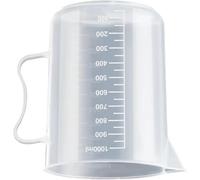 1PC Clear Reusable Graduated Measuring Cup with Lid - Large Capacity Mixing Beaker for Kitchen and Laboratory Use(250ml)