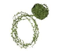 1pc Cloth Willow Leaf Garland Artificial Green Vine Wall Decor | DIY hanging rattan for home styling, reusable fabric greenery, bendable shape, for parties and photo props
