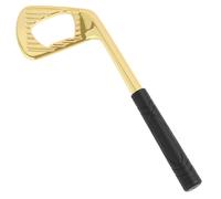 1PC Club Shaped Bottle Opener, Unique Golden Metal Beer Opener with Decorative Handle, Durable Novelty Bottle Opener for Kitchen, Bar, Parties, Events and Gift Accessories