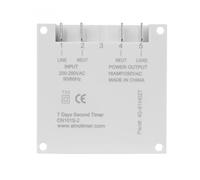 1pc CN101S 1 Second Interval 5V 12V 24V 110V 220V Digital Timer Switch 7 Days Week Programmable Time Relay Programmer(220VAC)