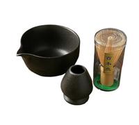 1pc Coarse Pottery Tea Brush Stand Matcha Bowl Set Matcha Tools Tea Spotting Instruments Tea Ceremony Accessories(4PCS-C)