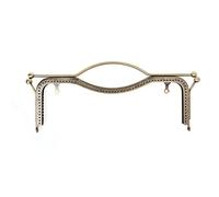1pc Coin Purse Bag Kiss Clasp Lock Metal Arch Frame Hand Craft 27cm