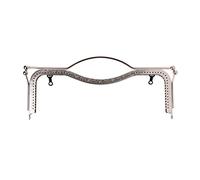 1pc Coin Purse Bag Kiss Clasp Lock Metal Arch Frame Hand Craft 27cm