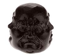 1pc Collectibles Chinese Hand Carved Wooden Tibetan Buddhism Buddha Head Statues Anger Sadness and Erawan Buddha