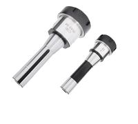 1pc Collet Chuck Handle R8 ER16 ER20 ER25 ER32 ER40 Tool Holder R8 Taper Shank Milling Chuck Lathe Machine Tools(Large Thread (M12),R8-ER40)