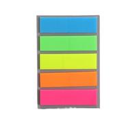 1pc Color Fluorescence Sticky Notes Memo Pad Bookmarks Banners Transparent Tearable School Office Stationery Practical treatment