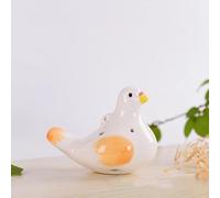 1pc Color Painting Ocarina Flute Cute 6 Hole AC Ceramic Mini Musical Instruments (Color : ORANGE-random)