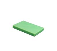 1pc Colored Polyethylene Sheet, Rectangular Plastic Board High Temperature, PE/UPE/HDPE Plate For Engraving DIY(Green,100 * 200MM*30MM)