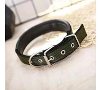1PC Colored Solid Nylon Dog Collar，tactical Dog Collar For Small Medium Large Dogs Teddy Keji Pitbull Bulldog Beagle large dog collar(BS-03,XL 3x60cm)