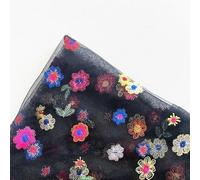 1pc Colorful Dot Mesh Flower For Flowers, Wrapping Paper For Flowers, Aesthetics Supplies, DIY Craft Art(Black 100cm)
