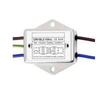 1pc Communication 50 * 50 * 20 Mm Anti-Interference Filter 3A-10A Current Range 50 60Hz Working Frequency Shell Material