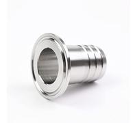 1pc Complete Sizes OD 6MM-76MM Stainless Steel SS304 Sanitary Hose Barb Pipe Fitting Ferrule OD 50.5mm-76mm Fit 1.5" 3“ Tri Clamp(10mm x Ferrule 25.4)