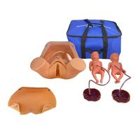 1pc Comprehensive Childbirth Simulator Model - Midwifery Training with 2 Fetus, 2 Placenta, and Carrying Bag