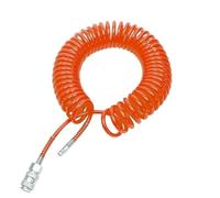 1pc Compressor Air Tools 6M 9M 12M High Pressure PU Tubing Gas Spring Pneumatic Spiral Tubing EU Quick Coupling Pipe(10X6.5MM Blue,6M-Spring EU Fitting)
