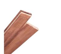 1pc Copper Flat Bar - 500mm L, 6mm Width, 0.6-1mm T - Electrical Conductivity for Electronics and Engineering Projects(0.8mm)