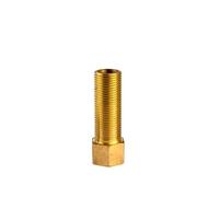 1PC Copper M/F 1/2" 3/4" BSP Male to Female Threaded 50mm 70mm 100mm Brass Coupler Adapter Brass Pipe Fitting(100mm,3/4")
