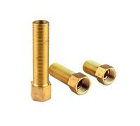 1pc Copper M/F 1/2" 3/4" Male to Female Threaded 50mm 70mm 100mm Brass Coupler Pipe Fitting(50mm,1/2")