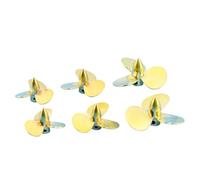 1PC Copper Propeller D24 D25 D26 D28 D30 D32 D35 D39mm 3 Propeller Left Right Hand For 3mm 4mm Shaft Compatible With RC Boat Scale Marine Submarine Models(M3 D24mm right)