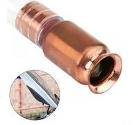 1pc Copper Siphon for Manual Transfer of Water, Fuel, 63mm Height with Brass Connector, Compatible with Hose for Fast Siphoning up to 3.5 Gal/Min
