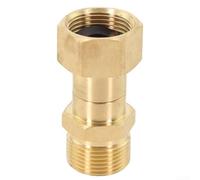 1Pc Copper Swivel Connector for Pressure Washers M22 15mm, Essential Accessory for High Pressure Systems