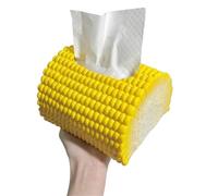 1PC Corn Design Tissue Box Holder Plastic Home Decor for Living Room Dining Table Unique Storage Organizer for Living Room and Bedroom