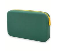 1pc Cosmetic Storage Bag Large Capacity Travel Makeup Brush Holder Portable Cosmetic Waterproof Organizer Closet Organizer(Green)