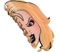 1Pc Creative Horror Hair Clip - Multiple-types Ghostly Faces Hair Claws Clips - Scary Movie Themed Ghostly Faces Hair Clips - Skeleton Hair Claw Clip for Women Girls (A,1Pc)