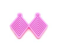 1PC Creative Silicone Casting Molds Necklace Suitable for Necklace and Earrings with Heart Flower Shape Pendant Epoxy Resin