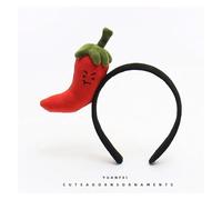 1pc Creative Vegetable Hair Accessories Cute Onion Pepper Hairband Garlic Ginger Hair Clip For Performance And Photography(FG161-green onion)