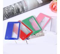 1Pc Credit Card Magnifying Glass, Reading Magnifying Glass LED Credit Card Book, Small Prints Newspaper Magnifier Sheet Reading Magnifiers Sheet Visual Impairment Aids